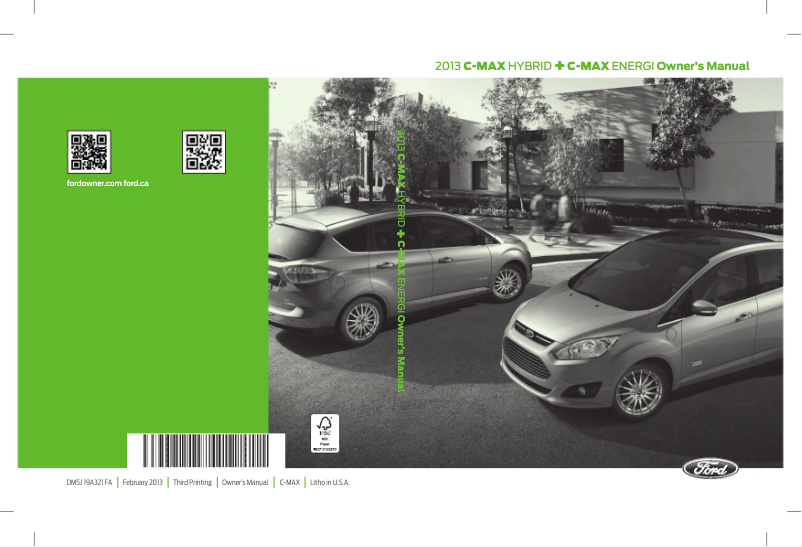 Imagen de la primera página del manual del dispositivo C-Max (2013)