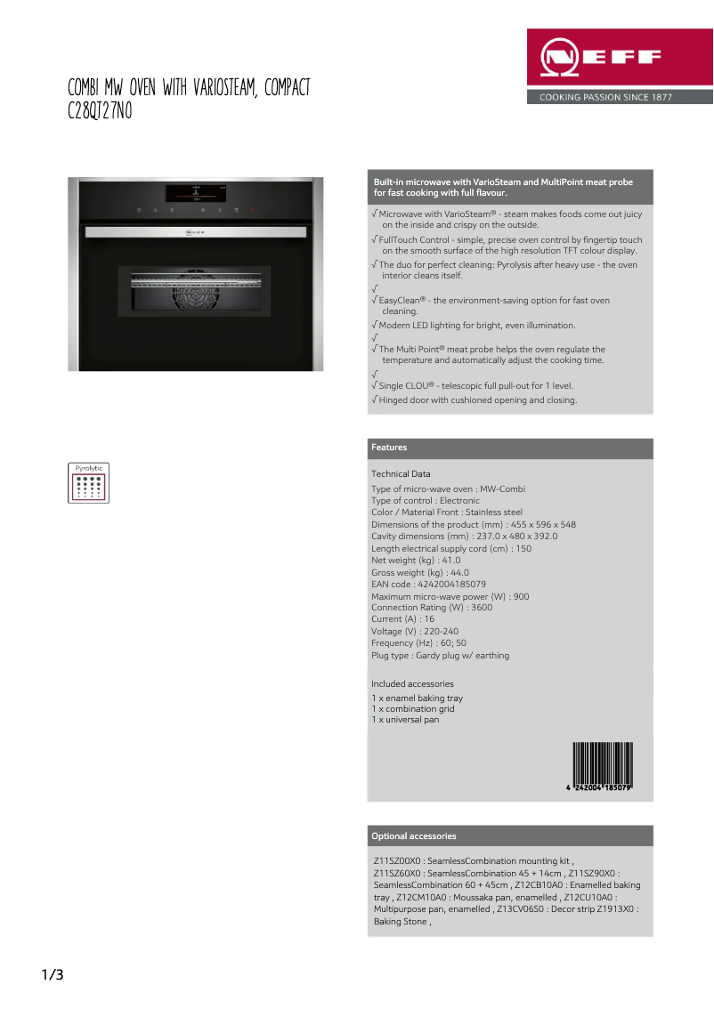 Imagen de la primera página del manual del dispositivo C28QT27N0