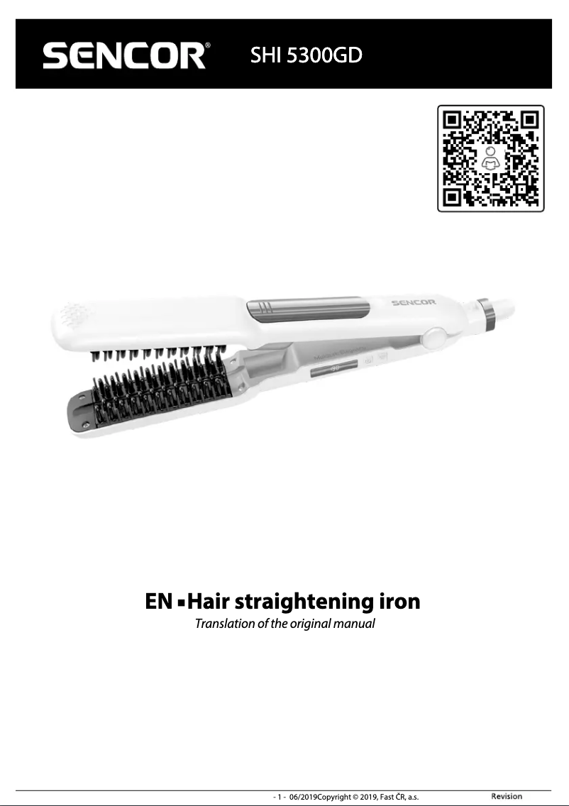 Página 1 del manual Manual de usuario Sencor SHI 5300GD