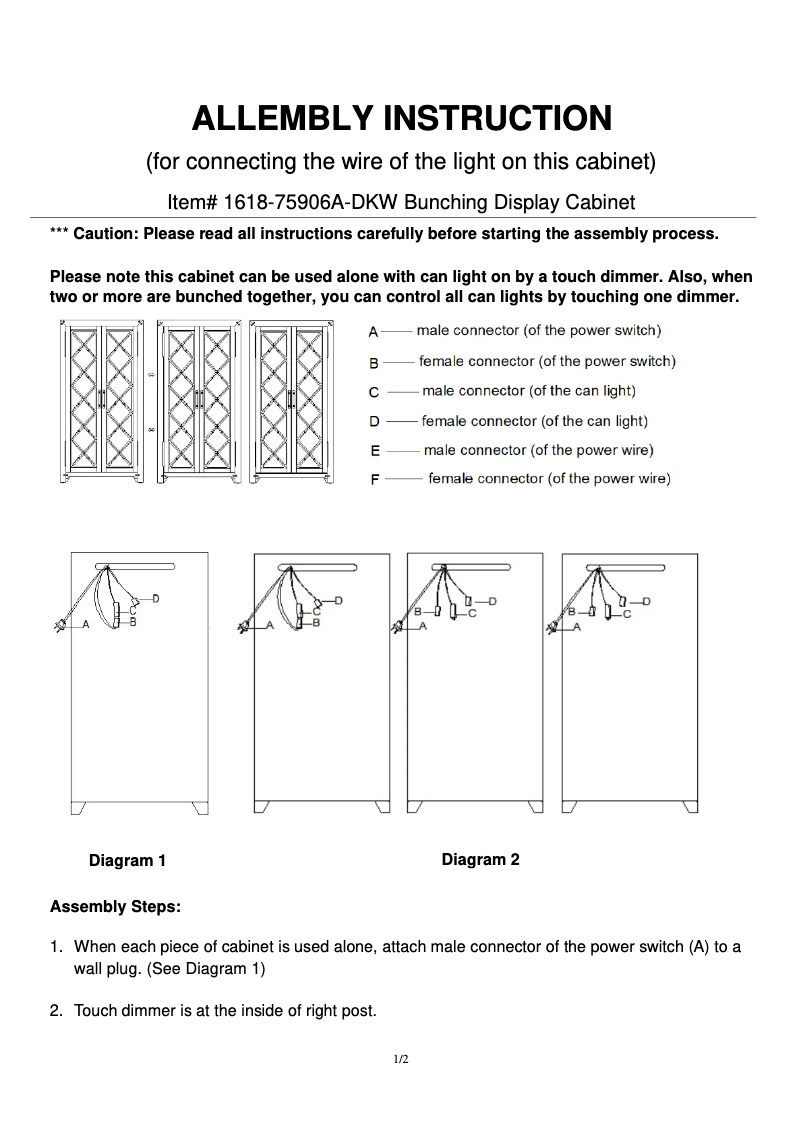 Página nº 1 - Manual de usuario Hooker 1618-75906A-DKW