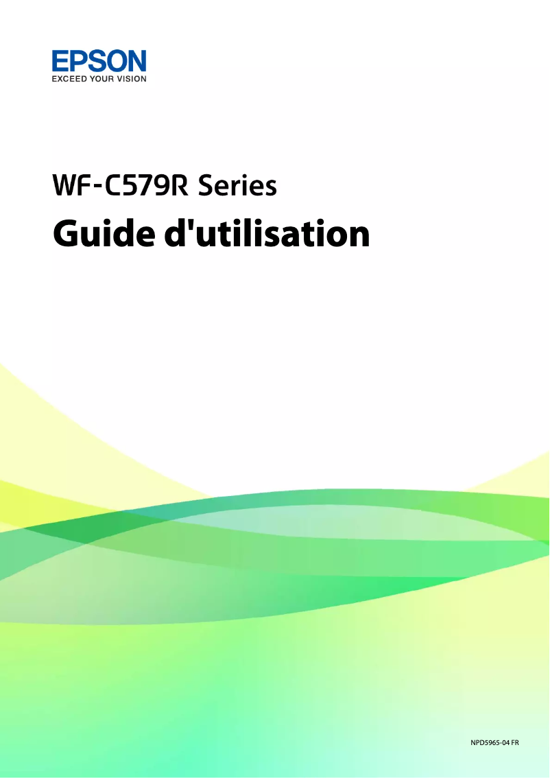 Imagen de la primera página del manual del dispositivo WorkForce Pro WF-C579RB