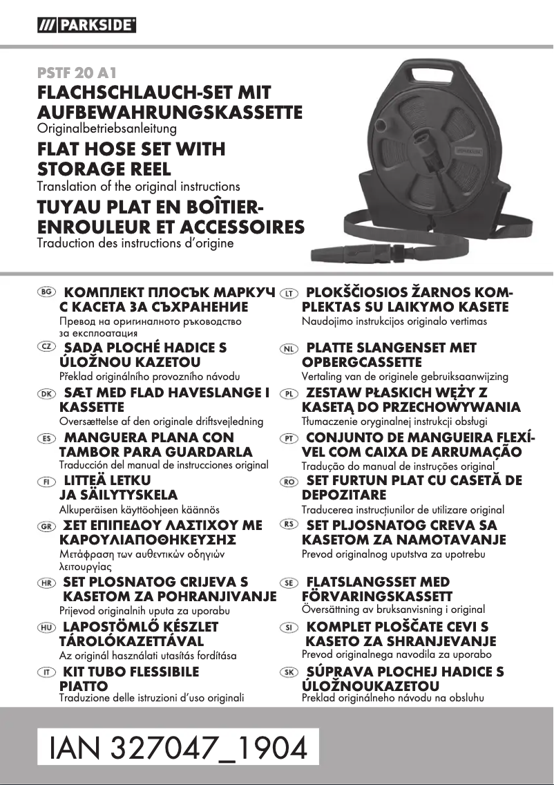 Imagen de la primera página del manual del dispositivo PSTF 20 A1