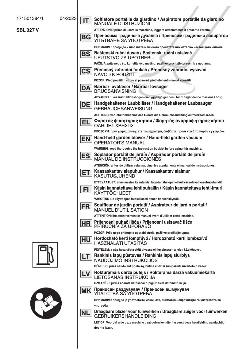 Imagen de la primera página del manual del dispositivo BL 530