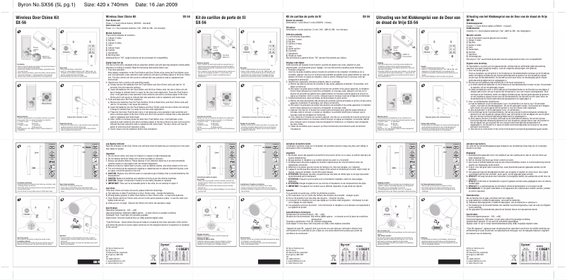 Imagen de la primera página del manual del dispositivo SX56