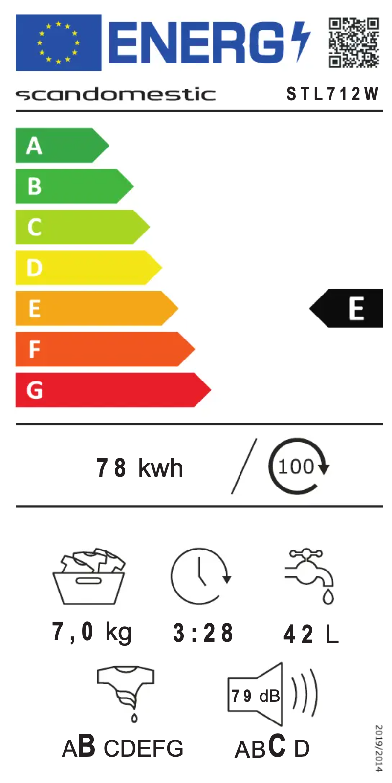 Imagen de la primera página del manual del dispositivo STL 712 W