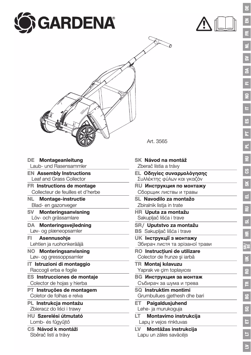 Imagen de la primera página del manual del dispositivo 3565