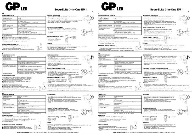 Imagen de la primera página del manual del dispositivo 060598-LAME1