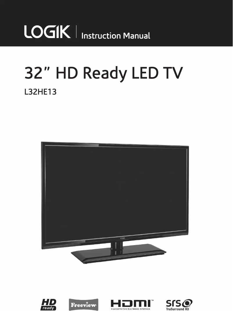 Imagen de la primera página del manual del dispositivo L32HE13