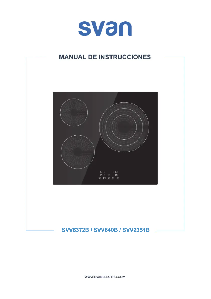 Imagen de la primera página del manual del dispositivo SVV2351B