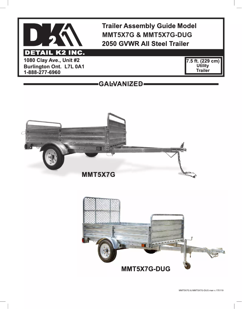 Imagen de la primera página del manual del dispositivo MMT5X7G