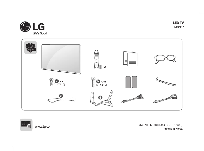 Imagen de la primera página del manual del dispositivo 79UH953Y