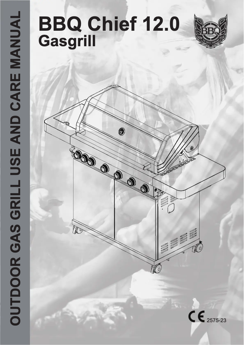 Página 1 del manual Manual de usuario Maxxus BBQ Chief 12.0