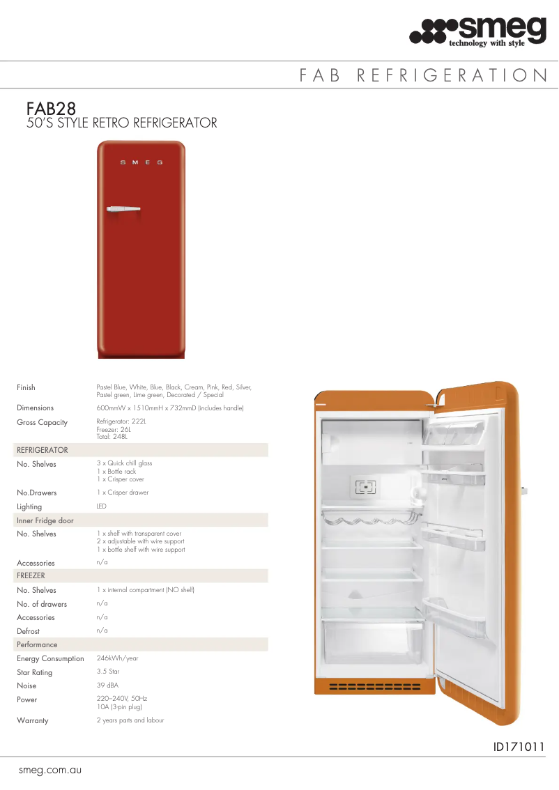 Imagen de la primera página del manual del dispositivo FAB28RVE1