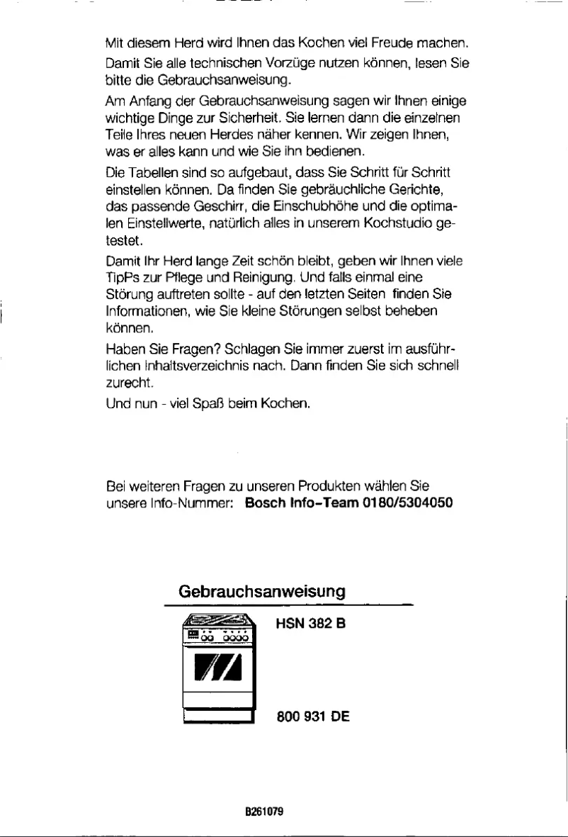 Imagen de la primera página del manual del dispositivo HSN382B