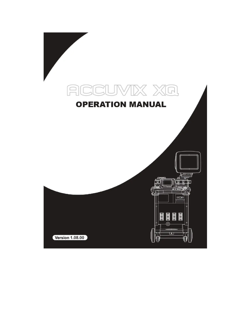 Imagen de la primera página del manual del dispositivo Accuvix XQ