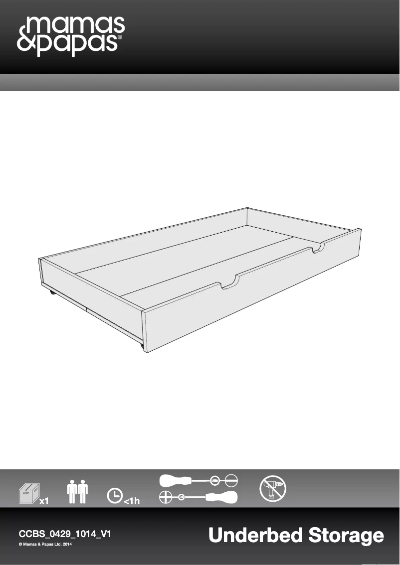 Imagen de la primera página del manual del dispositivo Underbed Storage