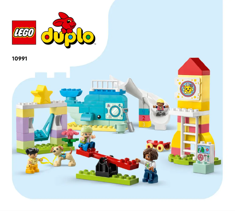 Página 1 del manual Instrucciones visuales Lego Duplo 10991