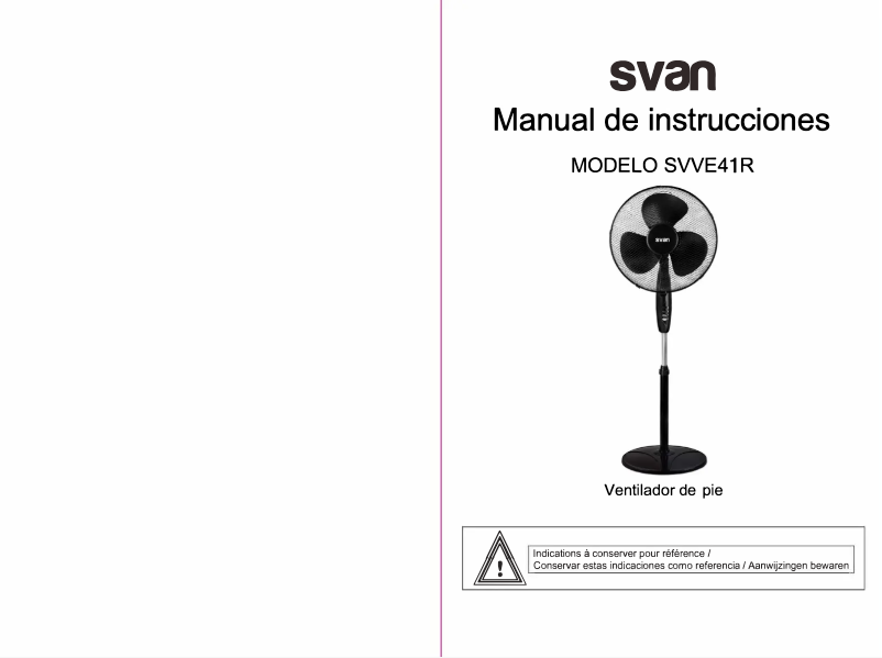 Página 1 del manual Manual de usuario SVAN SVVE41R