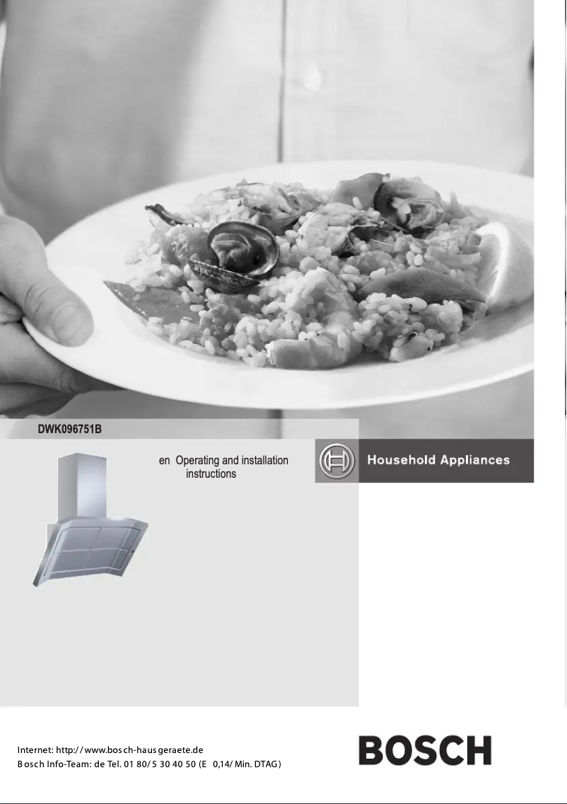 Imagen de la primera página del manual del dispositivo DWK096751B