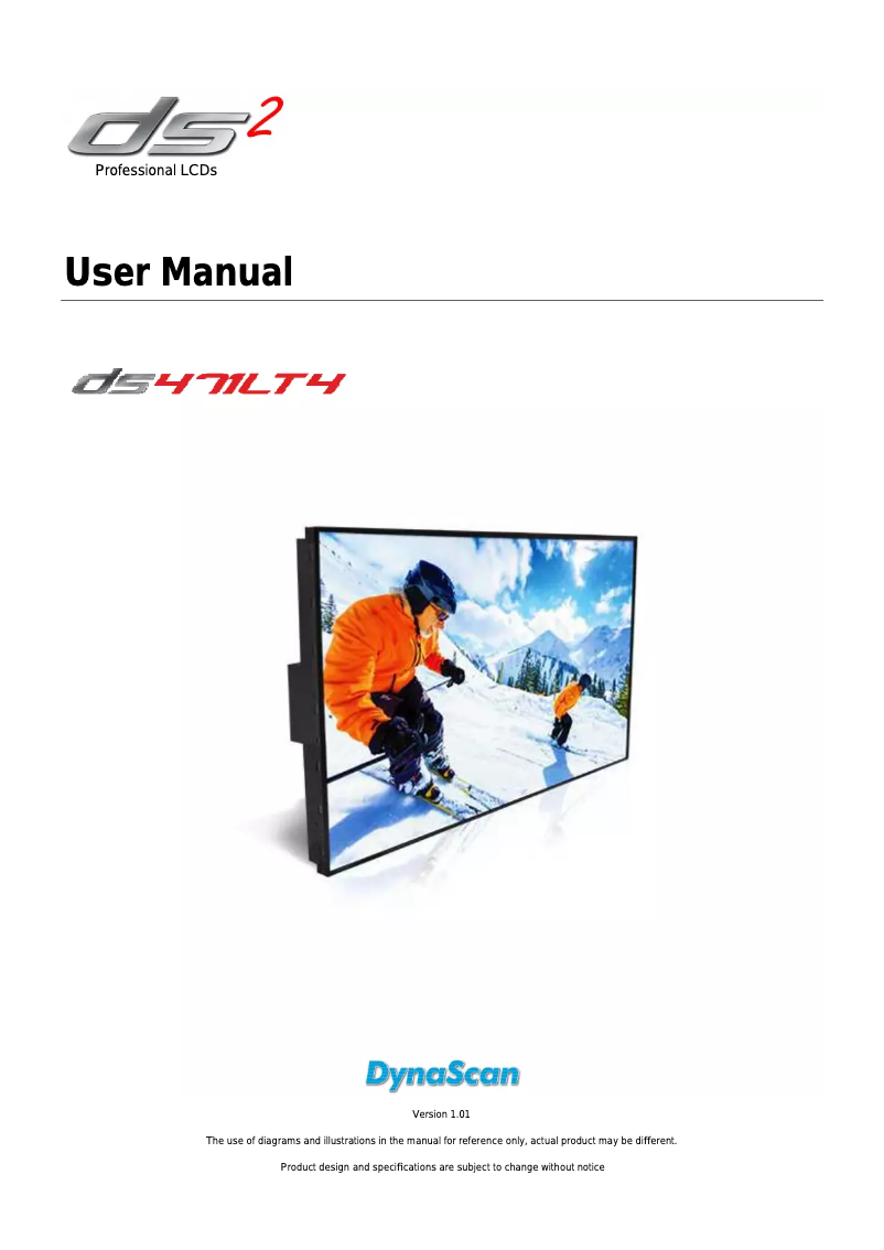 Imagen de la primera página del manual del dispositivo DS472LT6