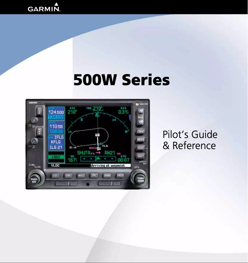 Página 1 del manual Manual de usuario Garmin GNS 530W