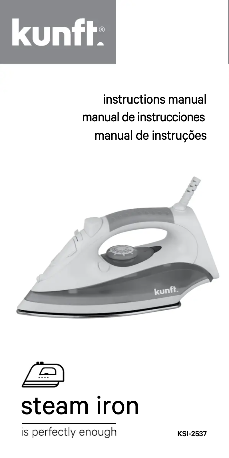 Imagen de la primera página del manual del dispositivo KSI-2537