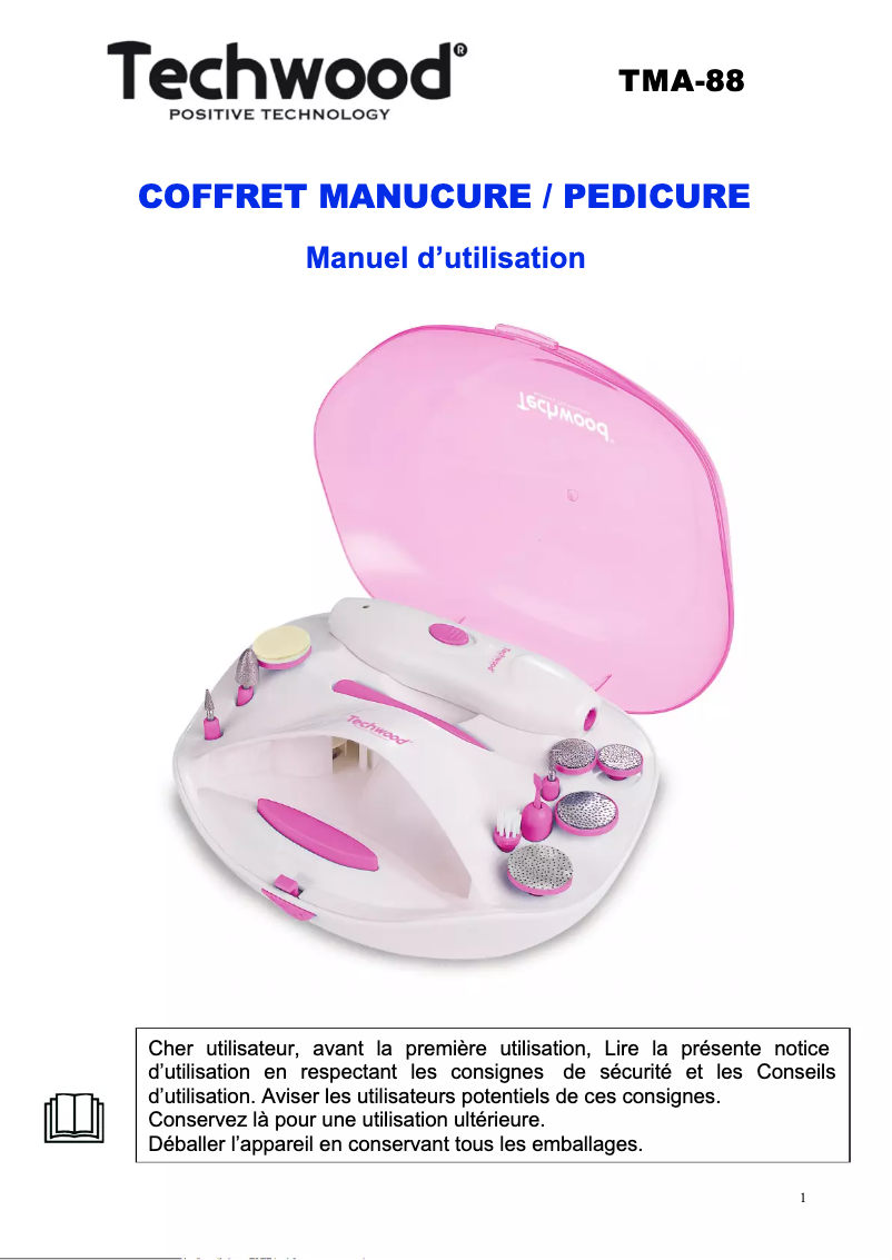 Página 1 del manual Manual de usuario Techwood TMA-54