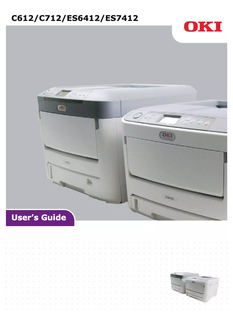 Página 1 del manual Manual de usuario OKI C612n