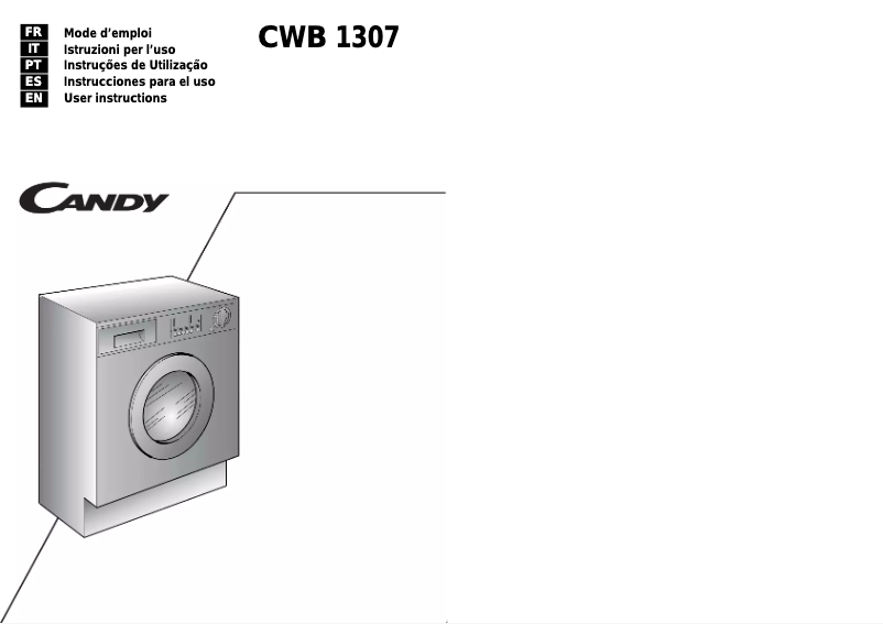 Imagen de la primera página del manual del dispositivo CWB 1307-01S