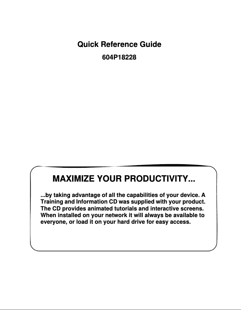 Imagen de la primera página del manual del dispositivo WorkCentre 232