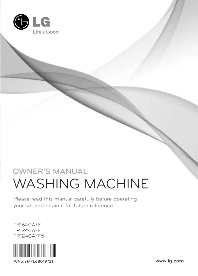 Página nº 1 - Manual de usuario LG WTX12DBM