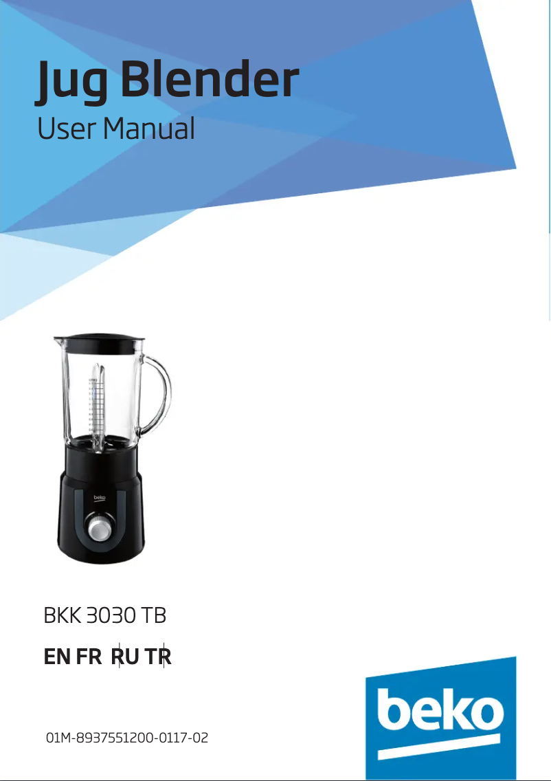Página 1 del manual Manual de usuario Beko BKK 3030 TB