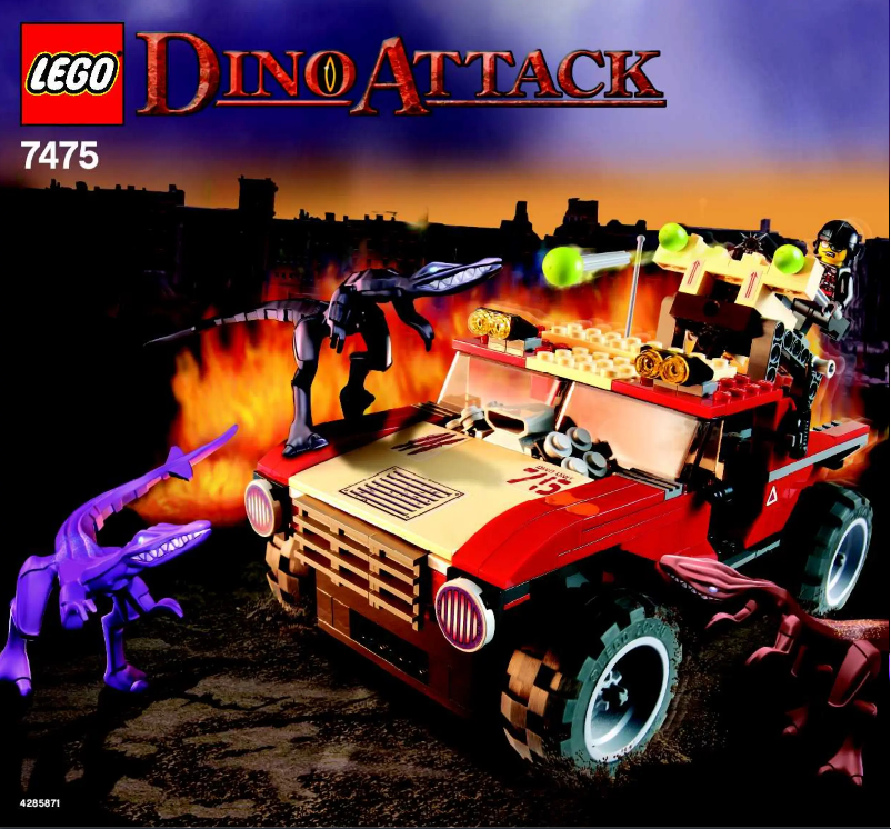 Imagen de la primera página del manual del dispositivo Fire Hammer versus Mutant Lizards