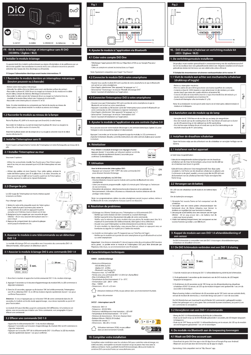 Página 1 del manual Manual de usuario DiO 55857