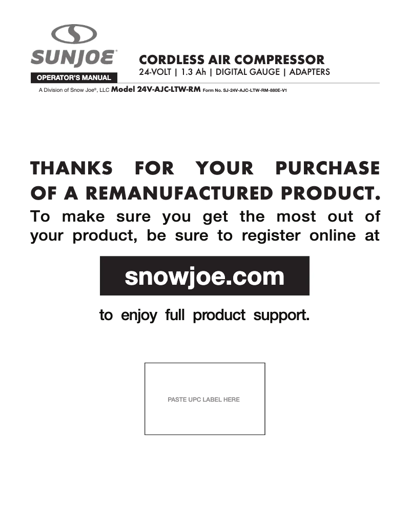 Imagen de la primera página del manual del dispositivo 24V-AJC-LTW-BLK-RM