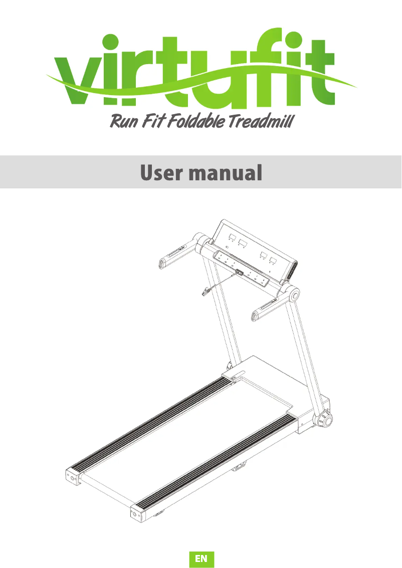 Página nº 1 - Manual de usuario VirtuFit Run Fit Foldable
