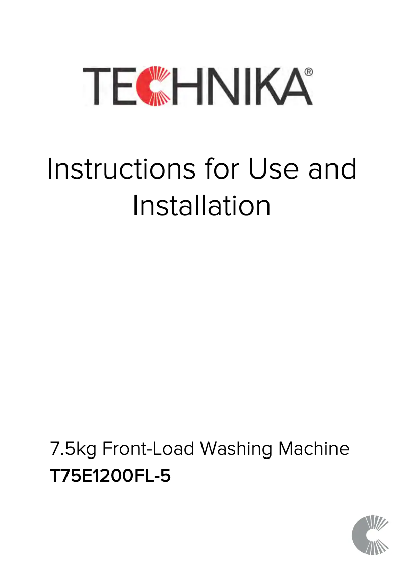 Página nº 1 - Manual de usuario Technika T75E1200FL-2