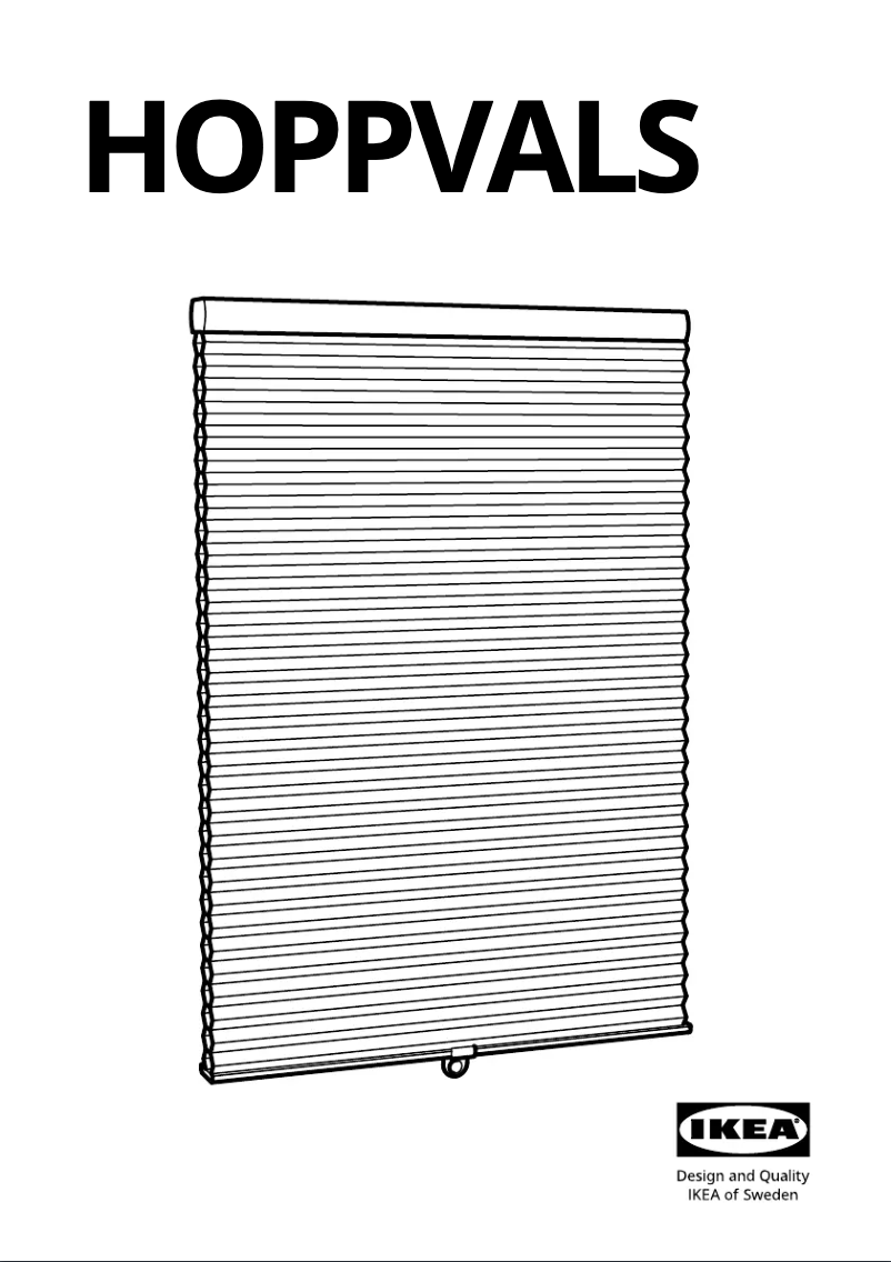 Página 1 del manual Manual de usuario Ikea HOPPVALS 303.244.80