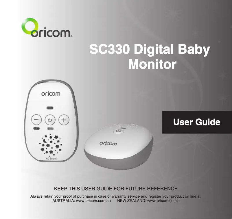 Página 1 del manual Manual de usuario Oricom Secure 330