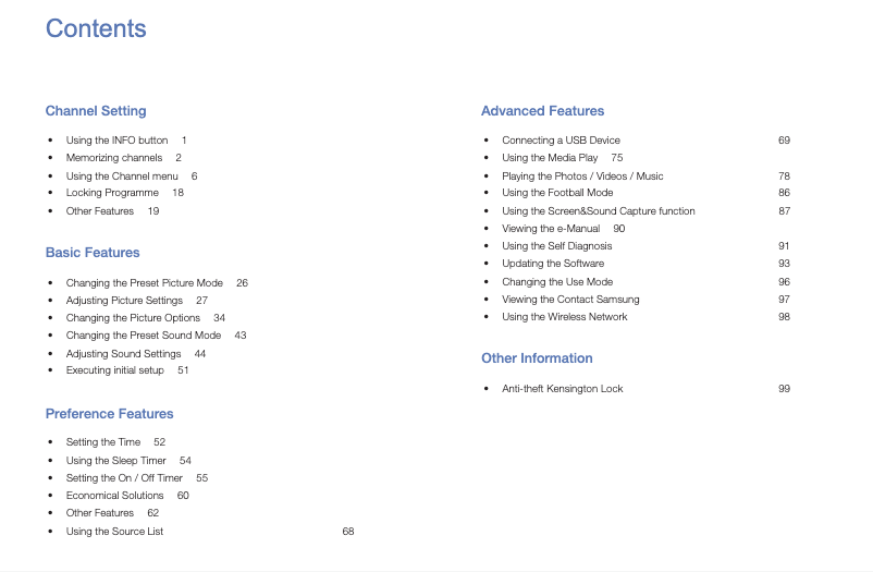 Página 1 del manual Manual de usuario Samsung UA48H5100AJ