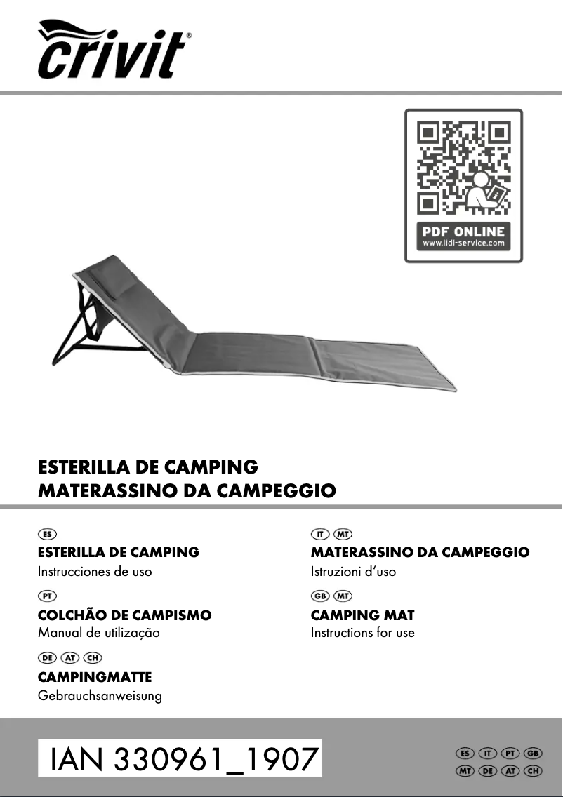 Imagen de la primera página del manual del dispositivo IAN 330961