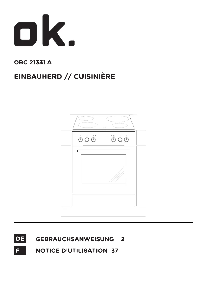 Página nº 1 - Manual de usuario Amica OBC 21331 A