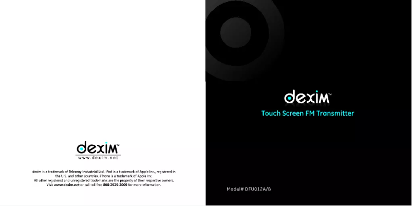 Página 1 del manual Manual de usuario Dexim DFU012