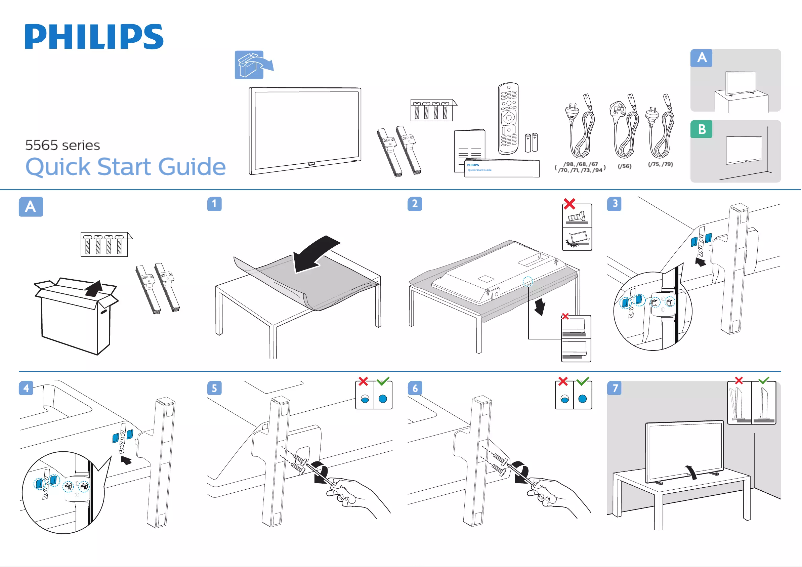 Imagen de la primera página del manual del dispositivo 24PHT5565