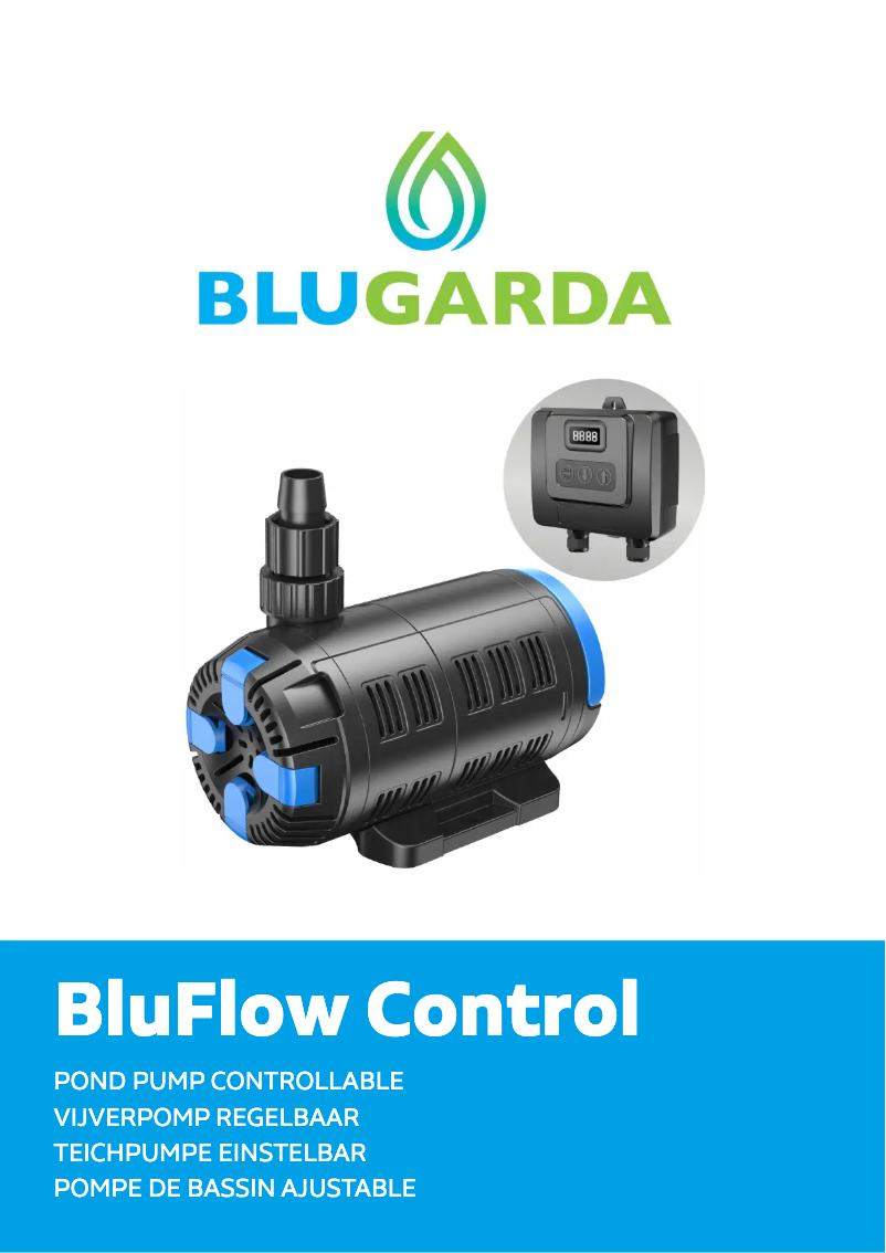 Página 1 del manual Manual de usuario BluGarda BluFlow Control