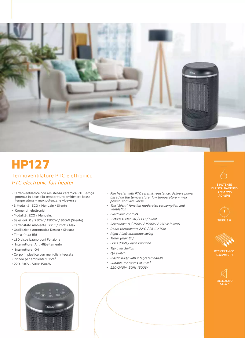 Imagen de la primera página del manual del dispositivo HP127