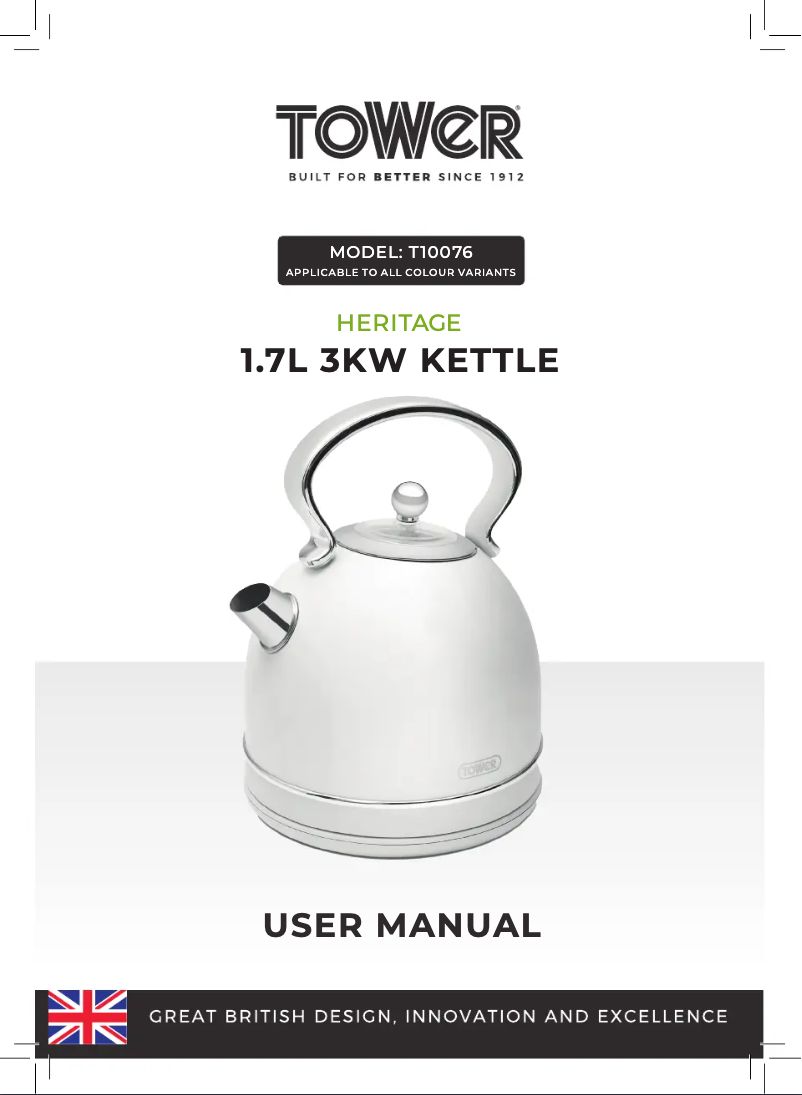 Página 1 del manual Manual de usuario Tower T10076