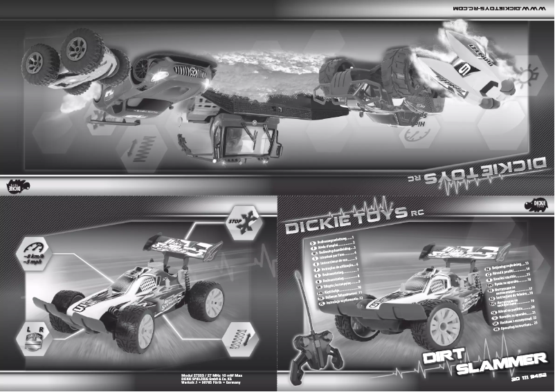 Página 1 del manual Manual de usuario Dickie Dirt Slammer