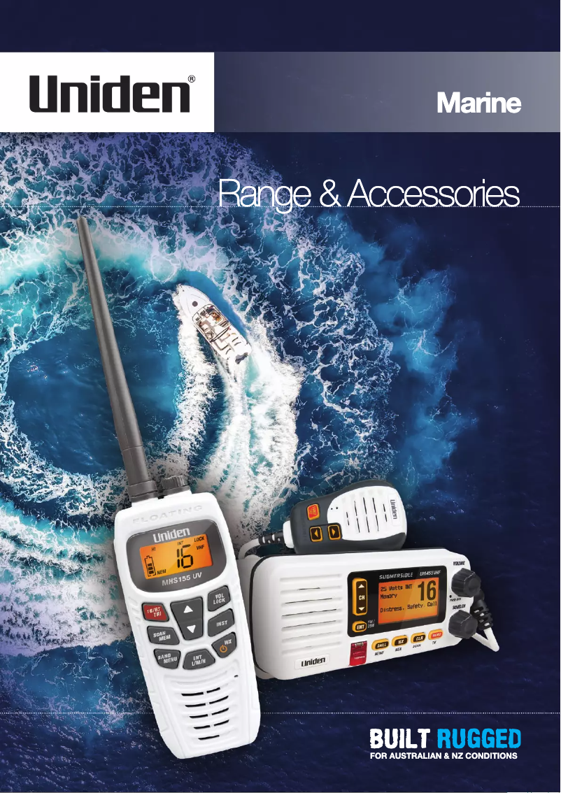 Imagen de la primera página del manual del dispositivo UM355VHF