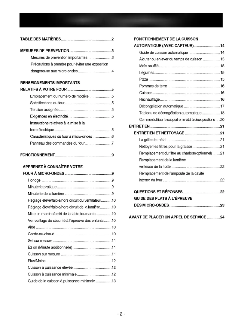 Página 1 del manual Manual de usuario LG LMV-1921SS